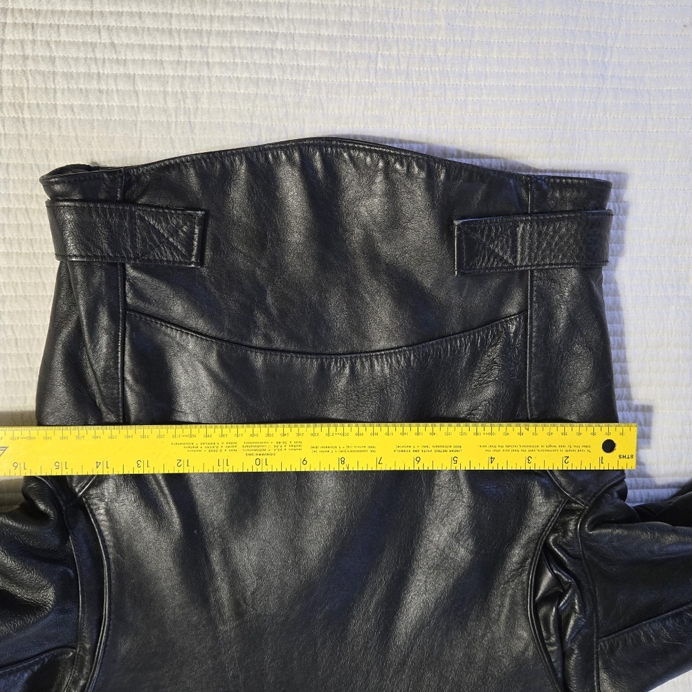 Kid's Harley Davidson Black Leather Thermal Lined Vintage Jacket Size 6 - Picture 5 of 14